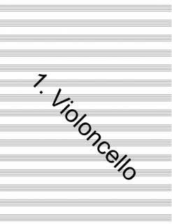 JERUSALEM Die Heilige Stadt - 1. Violoncello