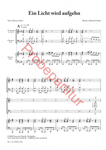 Ein Licht wird aufgehn (GCh)