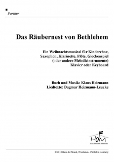 Das Räubernest von Bethlehem - (Partitur)