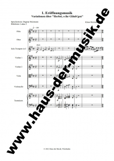 Das Wunder von Bethlehem - (Partitur GCh)
