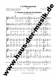 Das Wunder von Bethlehem - (Chorpartitur GCh)