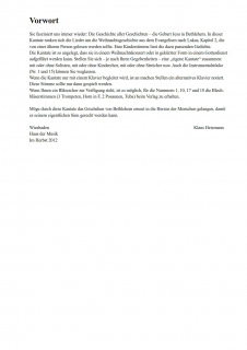 Das Wunder von Bethlehem - (Klavierauszug GCh)