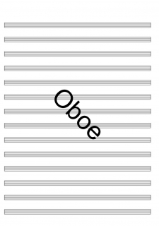 Jesus-Oratorium - (Oboe)