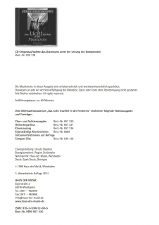 Weihnachtsoratorium - (Chorpartitur)