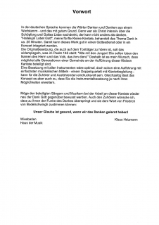Halleluja! Lobet Gott (Kleine Partitur)