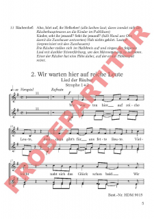 Das Wunder von Jericho - (Chorpartitur)