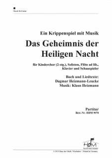 Das Geheimnis der Heiligen Nacht -(1- Partitur)