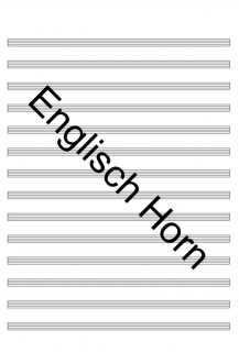 David - König, Sänger und Poet - (Englisch Horn)