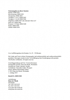 Alles, was atmen kann - Chorpartitur