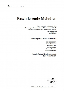 Faszinierende Melodien - (Ausgabe für transponierte Instrumente)