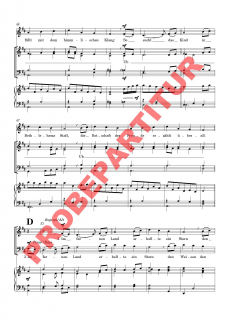 Noel (Partitur - Chorsatz mit Klavierbegleitung)