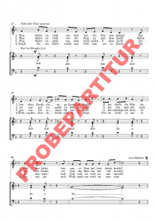 Wäre die Freude nur immer so groß (Chorpartitur GCh)