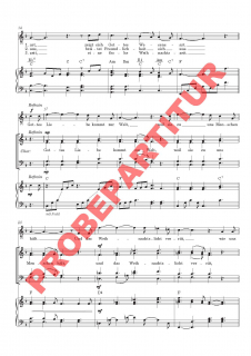 Wenn das Weihnachtslicht unser Herz berührt (Partitur - Chorsatz mit Klavierbegleitung)