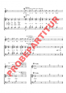 Auf Bethlehems Feldern (Chorpartitur GCh)