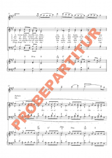 Gloria! Hosanna in excelsis (Partitur - Chorsatz mit Klavierbegleitung und Flöte)