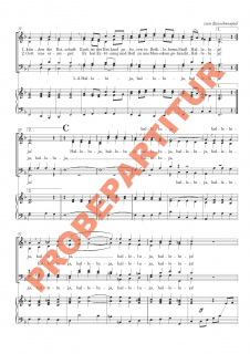 Lob, Preis und Dank sei dir (Partitur - Chorsatz mit Klavierbegleitung)