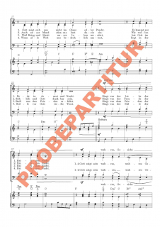 Singt von der Liebe (Partitur - Chorsatz mit Klavierbegleitung)