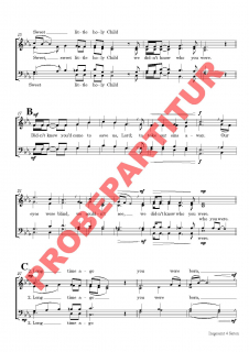 Sweet Little Jesus Boy (Chorpartitur GCh)