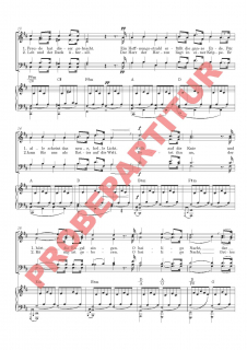 Heilige Nacht (Partitur - Chorsatz mit Klavierbegleitung)