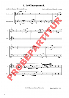 Das Räubernest von Bethlehem (Klarinette in B, Saxophon in B, Flöte)