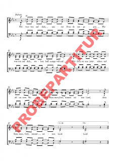 Nur darum (Chorpartitur GCh)