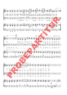 Lob, Preis und Dank sei dir (Partitur SAM)