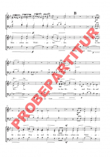 Ehre sei Gott in der Höhe (Silcher) (Partitur SAM)