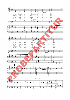 Advent heißt Ankunft (Partitur SAM)