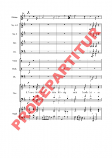 Freue dich Welt (Arrangement für Chor und Bläser)