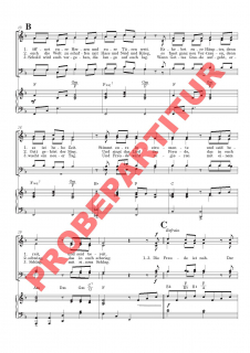 Nun öffnet eure Türen (Partitur - Chorsatz mit Klavierbegleitung)