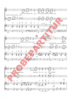 Kleines Lamm, sagt der Nachtwind (Partitur - Chorsatz mit Klavierbegleitung)