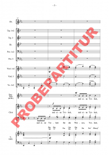 Ein Ärgernis ist Jesu Kreuz (Orchesterpartitur)