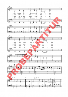 Advent heißt Ankunft (Klavierauszug FCh)