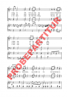 über dunklen Feldern MCh Partitur