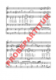 über dunklen Feldern SAM Partitur