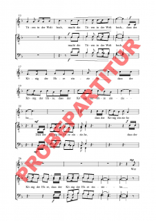 Machet die Tore weit - MCh Chorpartitur