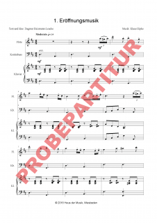 Die Hochzeit zu Kana - (Partitur)