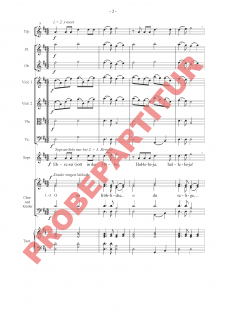 O du fröhliche - Orchesterpartitur