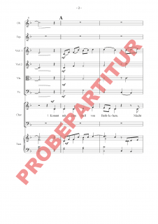 Kommt mit zum Stall von Bethlehem - Orchesterpartitur