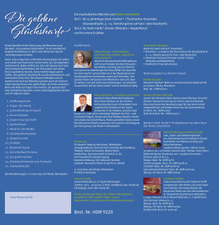 Die goldene Glücksharfe - Veeh-Harfen®-Mappe