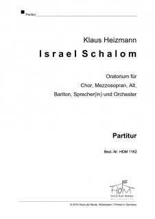 Israel Schalom - (Partitur)
