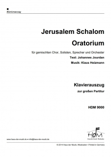 Jerusalem Schalom - Oratorium (Klavierauszug)