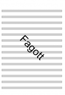 Paulus-Oratorium - Fagott