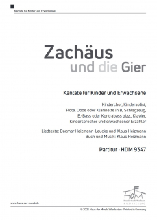Zachäus und die Gier Partitur