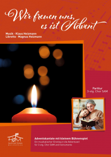 Wir freuen uns, es ist Advent - SAM Partitur