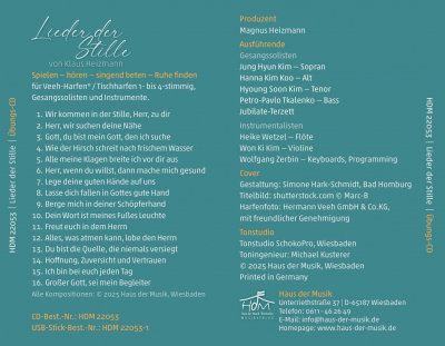 Lieder der Stille Veeh-Harfe - (CD)