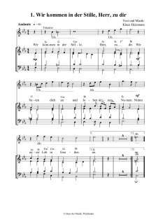 Lieder der Stille Veeh-Harfe - Chorheft