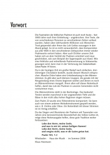 Lobe den Herrn, meine Seele (dreistimmig) Chorpartitur