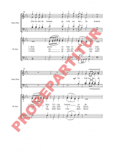 Gelobt sei, der da kommt - Chorpartitur - GCh+MCh