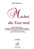 Machet die Tore weit - (Klavierauszug) Machet die Tore weit - (Klavierauszug)
